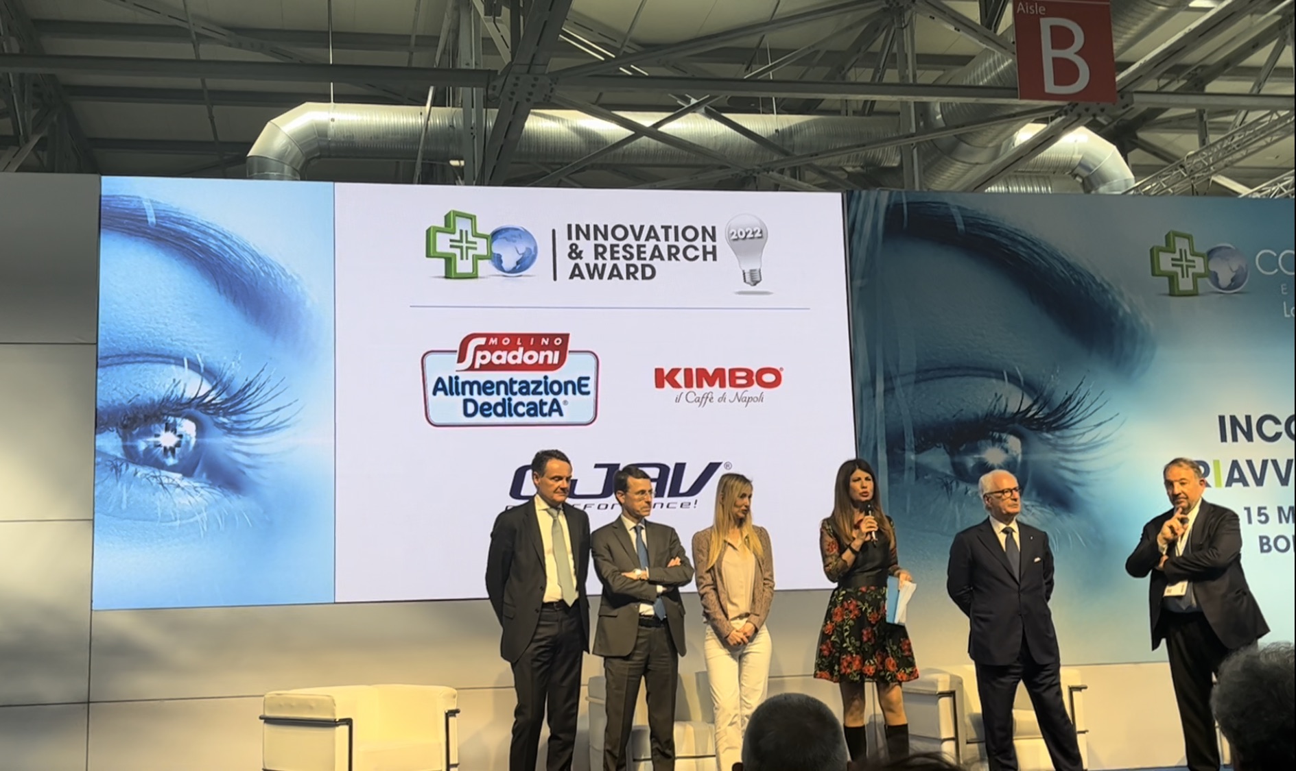 Premiazione Cosmofarma Innovation Research Award 2022