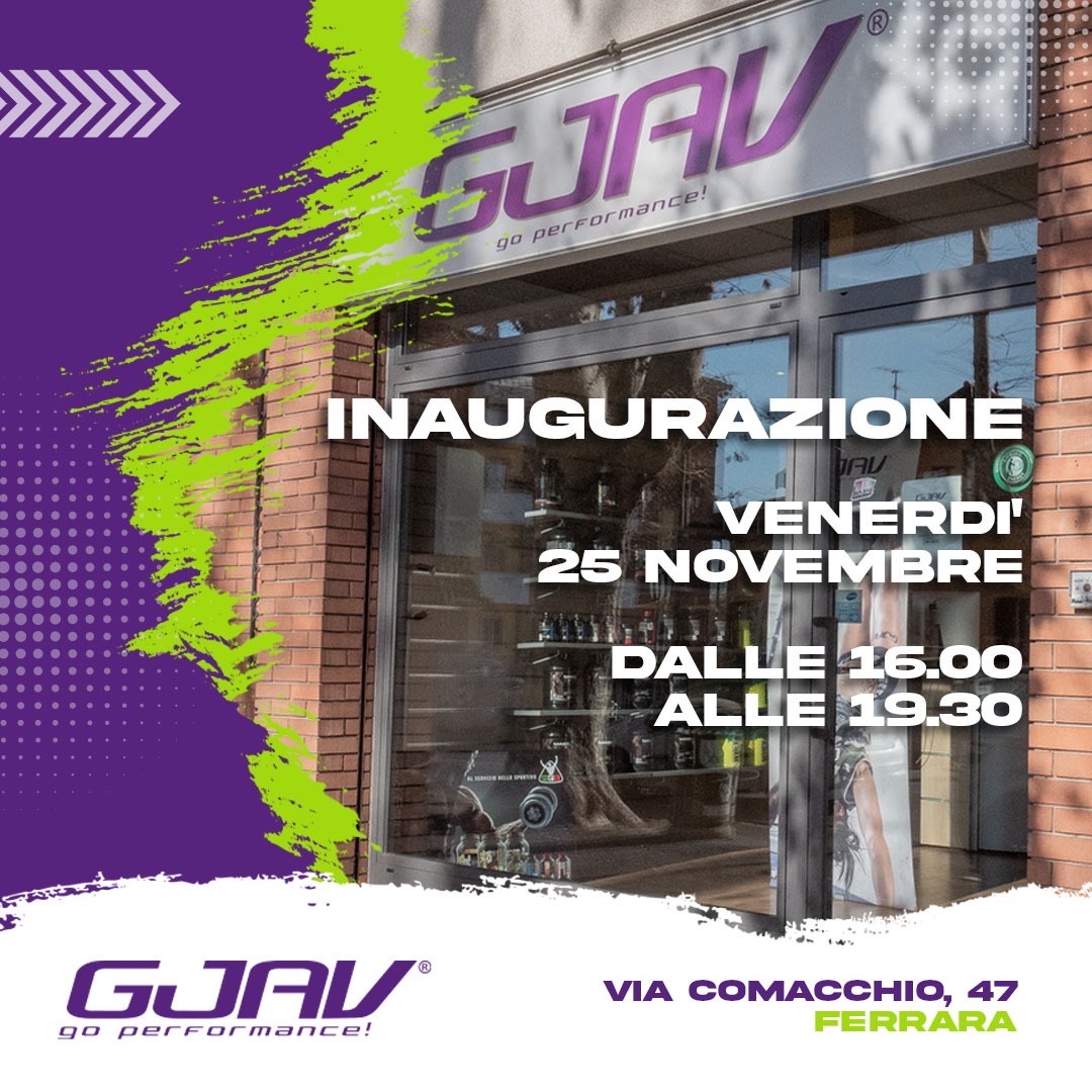 Negozio di integratori gjav ferrara inaugurazione