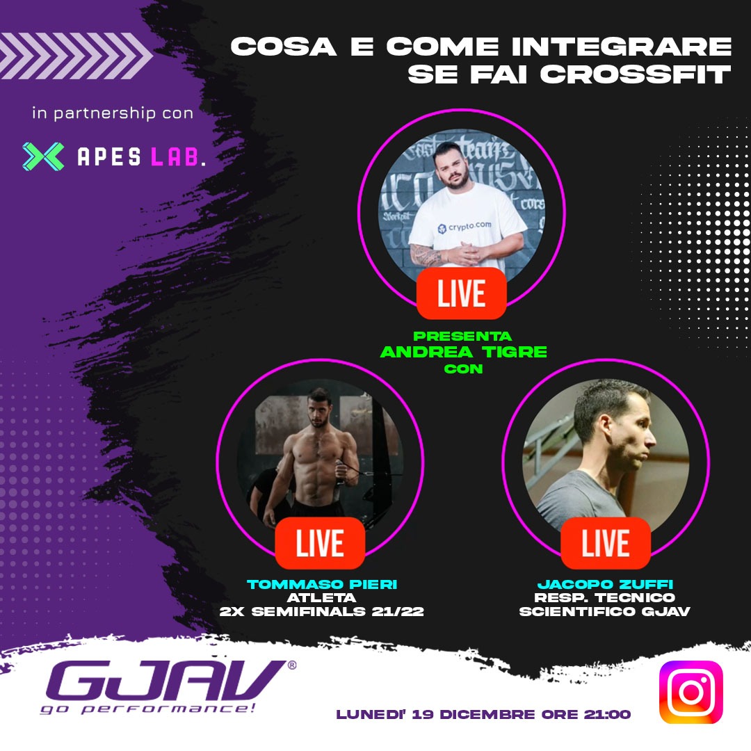 diretta live integratori crossfit
