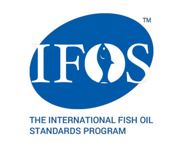Logo certificazione IFOS 5 stelle, omega 3