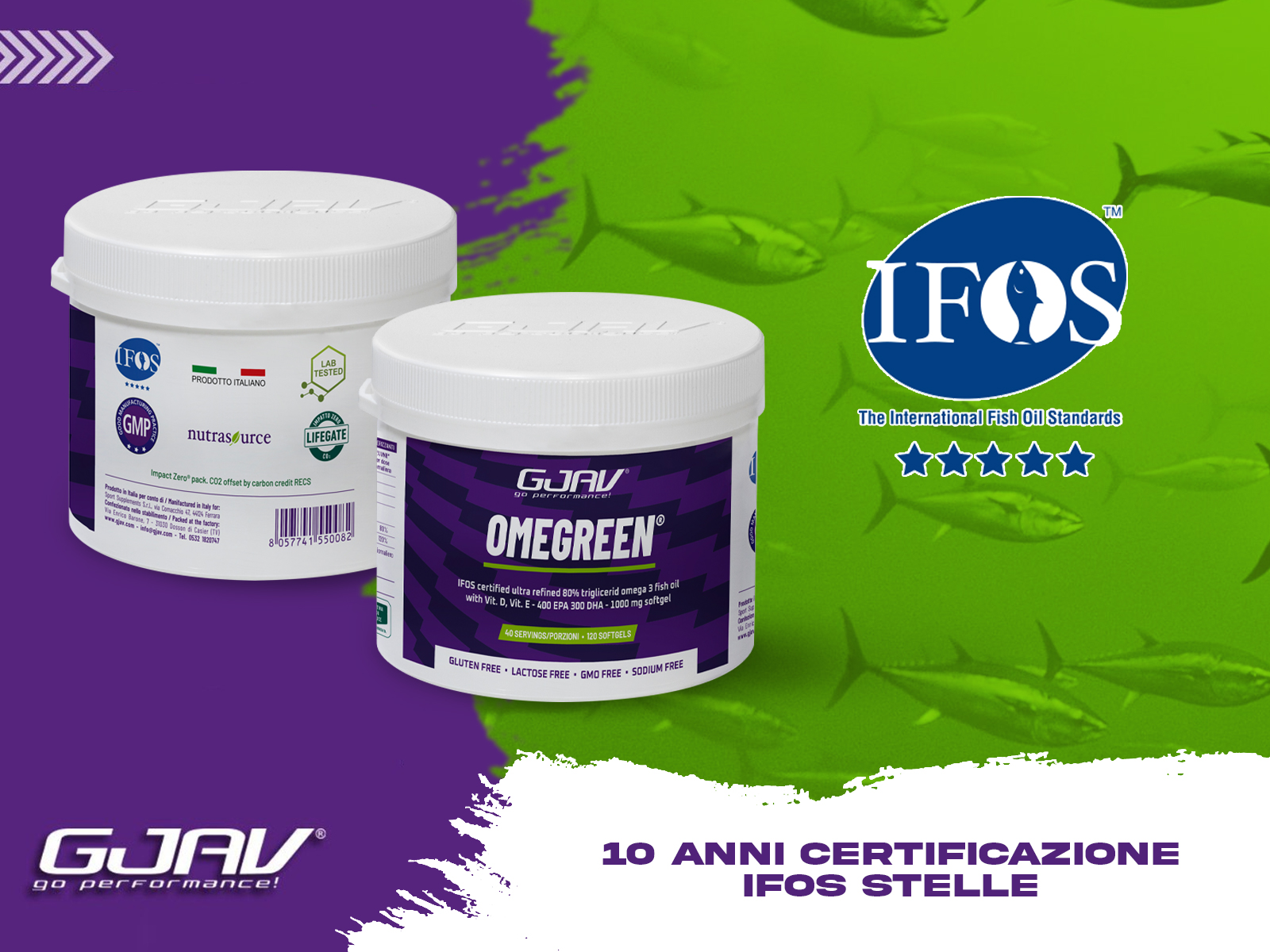 Gjav Omegreen rinnovo 10 anni certificazione IFOS