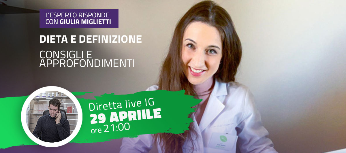 Esperto Risponde con dietista Giulia Miglietti