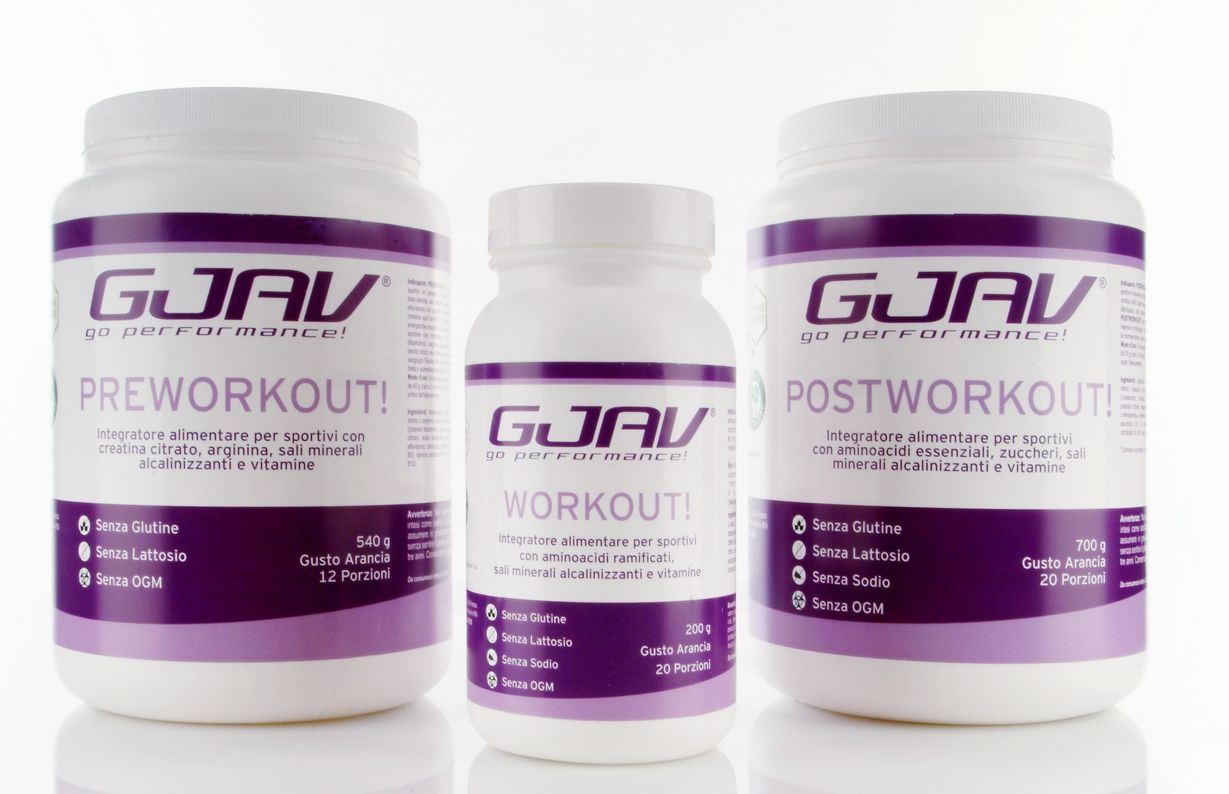 gjav preworkout! workout! postworkout!