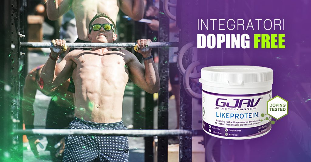 Integratori doping free gjav certificati